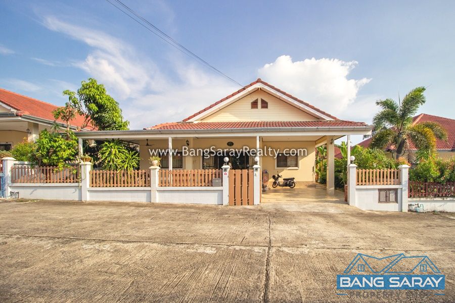 Single storey house for Sale in Bang Saray House  For sale