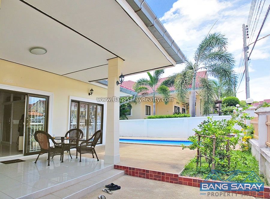 Hot Deal! Pool Villa House For Sale In Bang Saray House  For sale