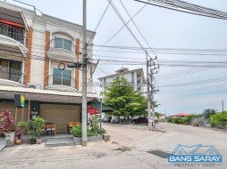 Corner Unit Shophouse For Sale In Bang Saray Beachside - 3 Bedrooms Commercial For Sale In Bang Saray, Na Jomtien
