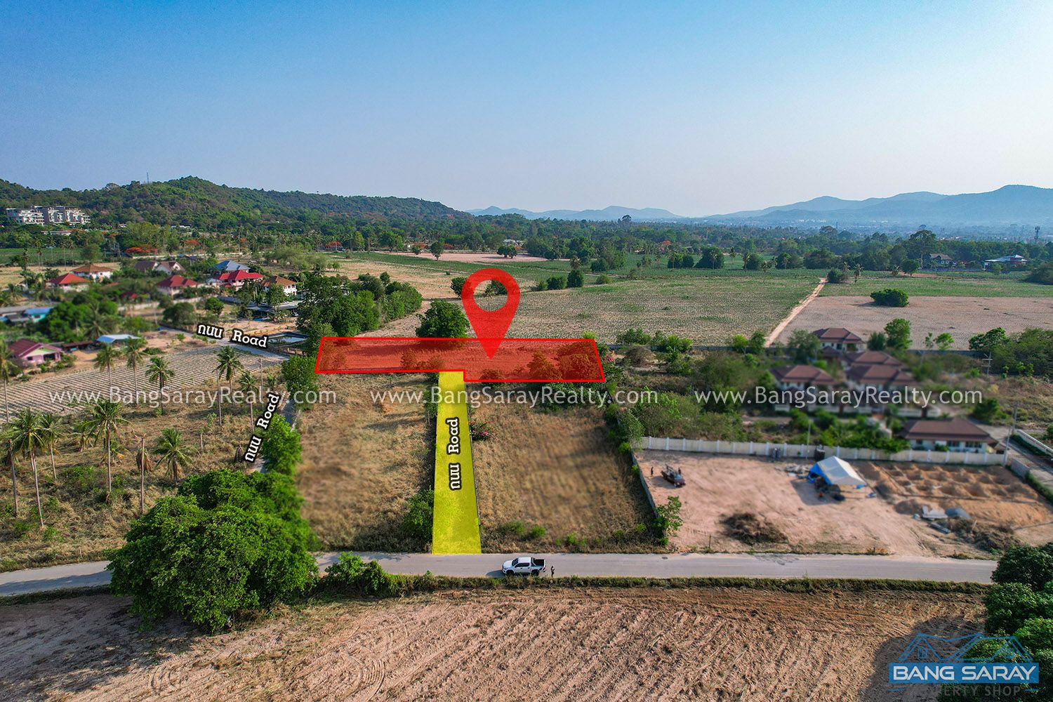 Land for Sale in Bang Saray Only 4 km. to the Beach. Land  For sale