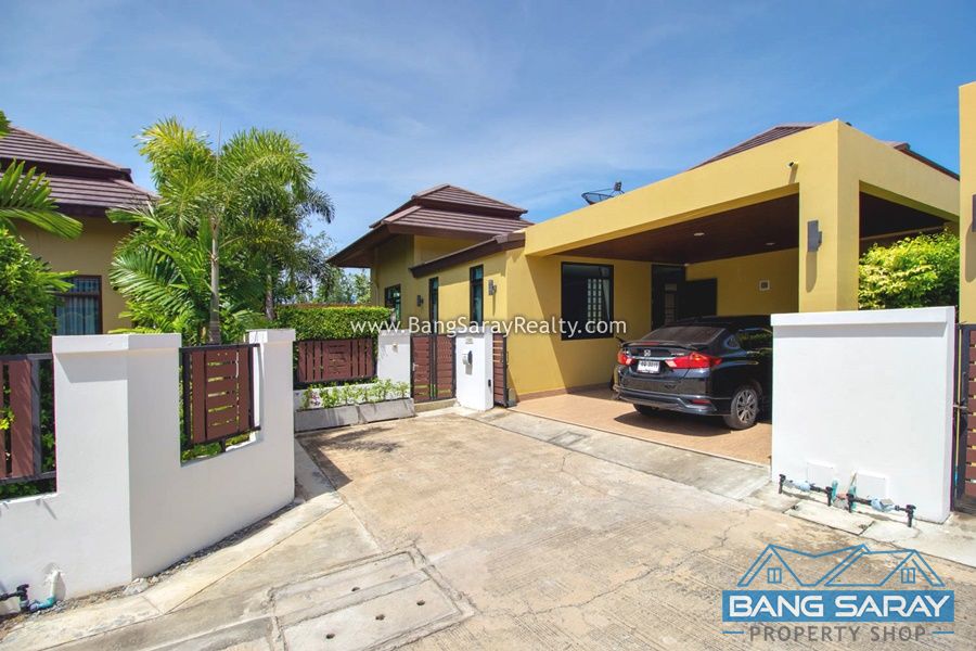 Pool Villa Corner Plot for Sale, Beachside Bang Saray House  For sale