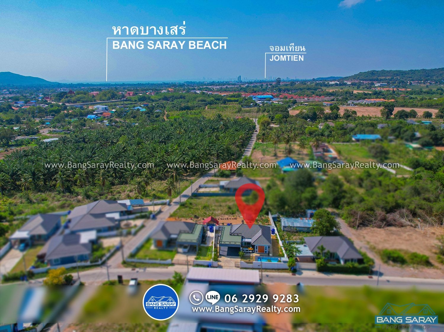 Pool Villa for Sale in Sattahip House  For sale