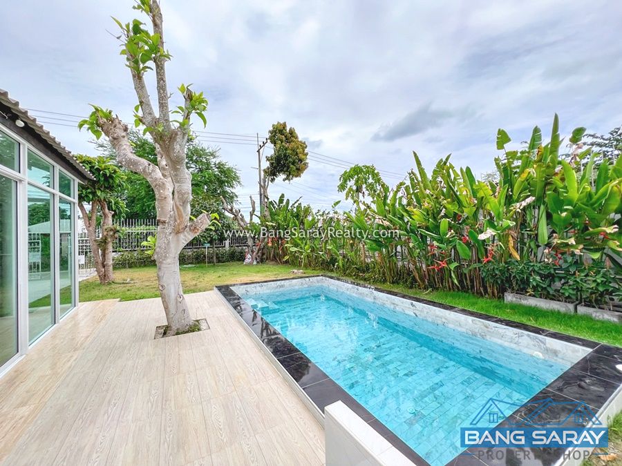 Private Pool Villa in Bang Saray Beachside for Sale & Rent House  For sale and rent