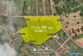 11 Rai Of Land In Bang Saray For Sale -  Land For Sale In Bang Saray, Na Jomtien