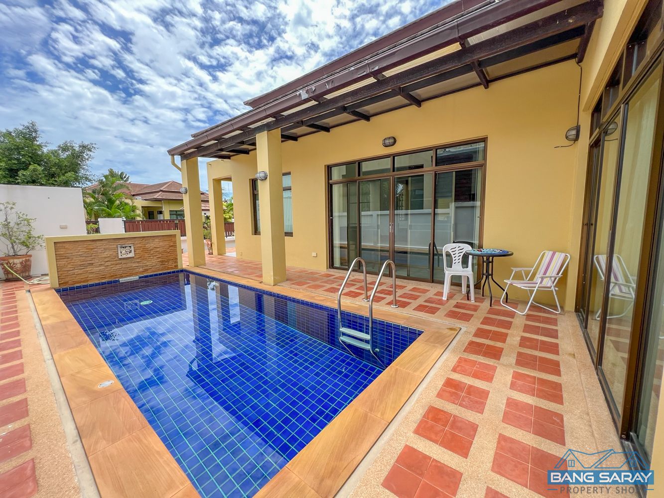 Pool Viila for Rent in Bang Saray House  For rent