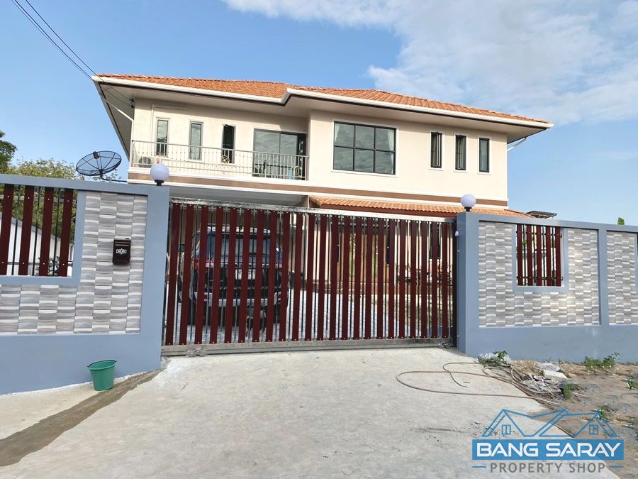 Two story house in Bang Saray Beachside House  For sale