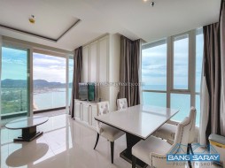 Beachfront Corner Condo For Rent, Sea Views - 1 Bedroom Condo For Rent In Bang Saray, Na Jomtien