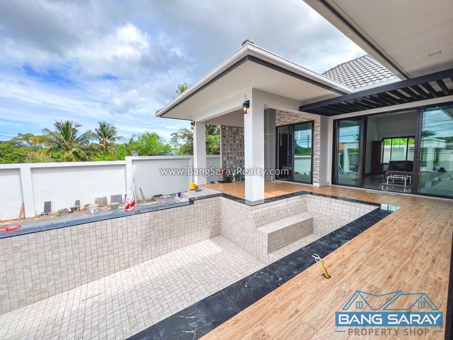 Brand new! Pool Villa for Sale in Bang Saray House  For sale