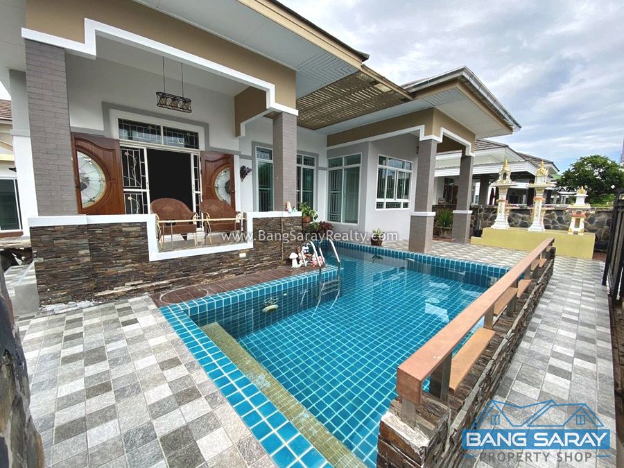 Detached House in Bang Saray, Corner plot House  For sale