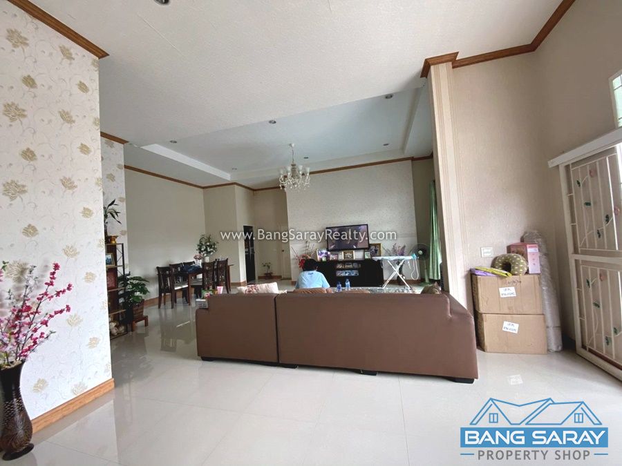 Detached House in Bang Saray, Corner plot House  For sale