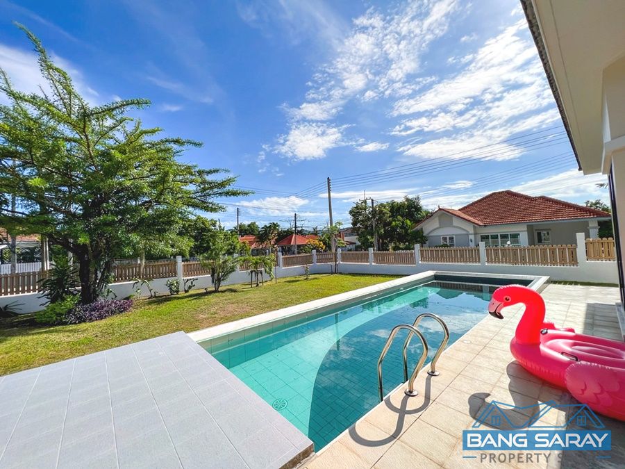 Pool villa for Sale in Bang Saray. Selling with yearly tenant. House  For sale