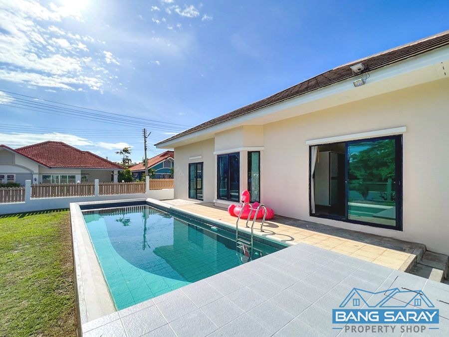 Pool villa for Sale in Bang Saray. Selling with yearly tenant. House  For sale