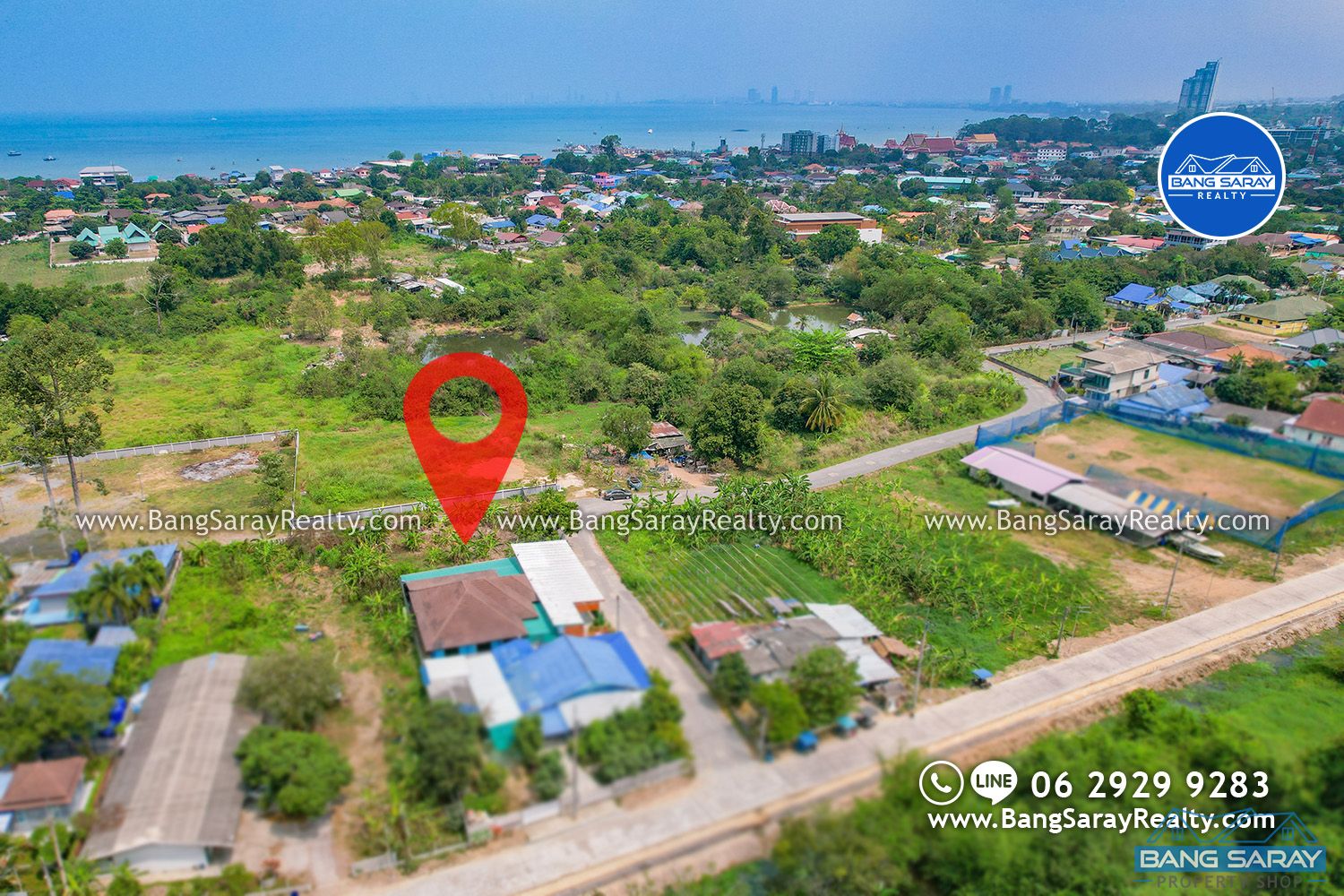 101 Sqw plot of Land for Sale in Bang Saray Beachside Land  For sale