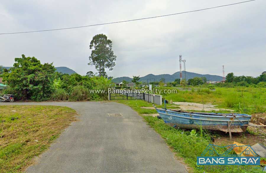 2 Rai 60 Sqw of Land for Sale in Bang Saray Beachside Land  For sale