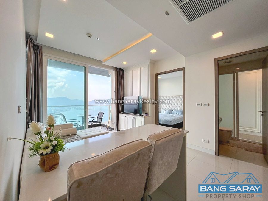 Beachfront Bang Saray Condo for Rent, Sea Views Fl 29 Condo  For rent