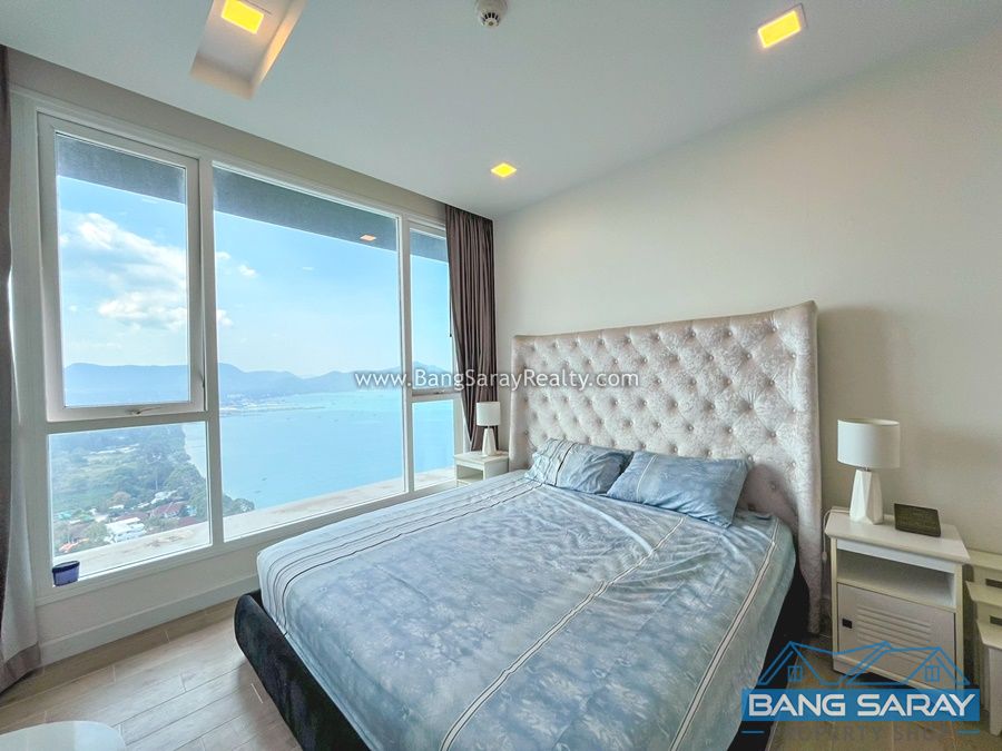 Beachfront Bang Saray Condo for Rent, Sea Views Fl 29 Condo  For rent