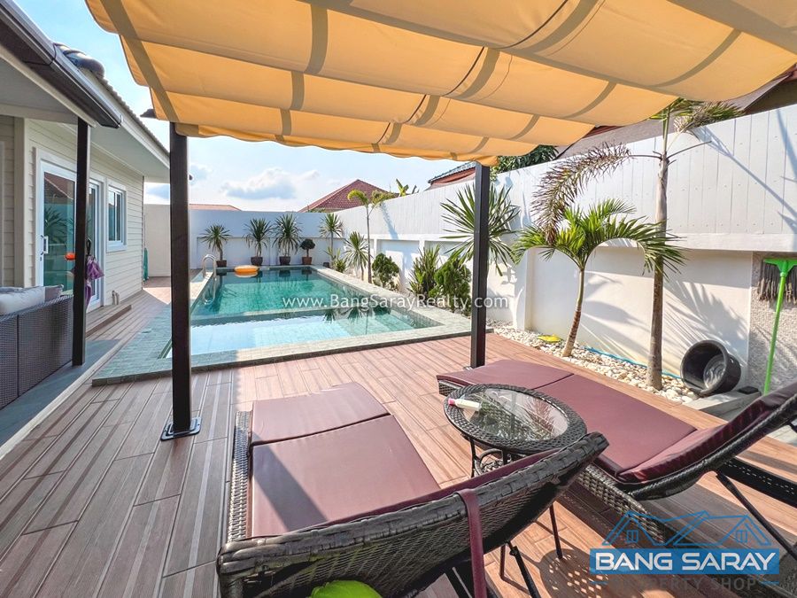 Pool Villa 900 m. to Bang Saray Beach House  For sale