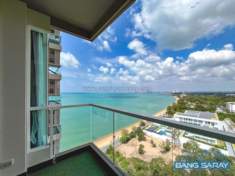 Beach front condo for Rent in Bang Saray Fl.14 Condo  For rent