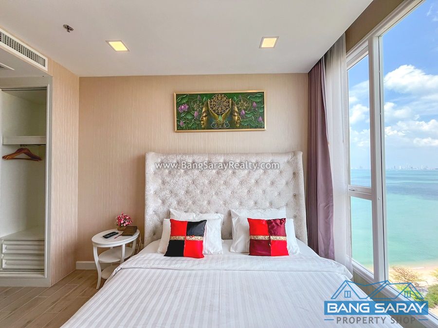 Beach front condo for Rent in Bang Saray Fl.14 Condo  For rent