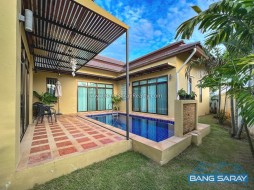 Pool Villa Corner Plot For Rent, Beachside Bang Saray - 3 Bedrooms House For Rent In Bang Saray, Na Jomtien