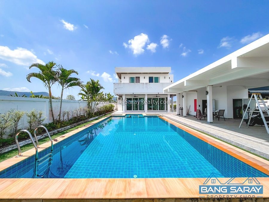 Modern two storey Pool Villa in Bang Saray Beachside House  For sale