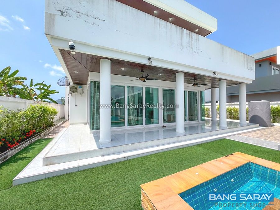 Modern two storey Pool Villa in Bang Saray Beachside House  For sale