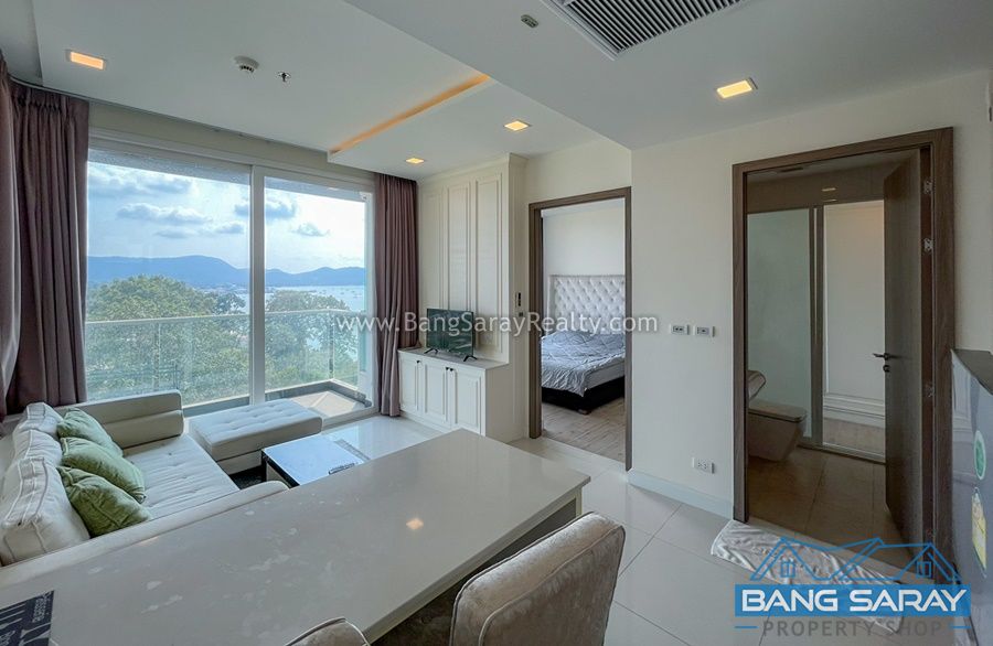 Beach front condo for rent in Bang Saray Condo  For rent