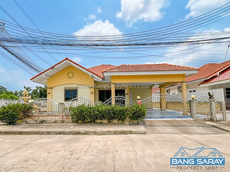 Detached corner house for Sale in Bang Saray House  For sale