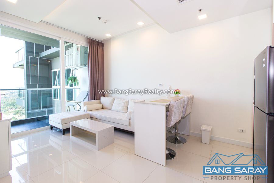 Beach front condo for rent in Bang Saray (Pattaya side) Condo  For rent