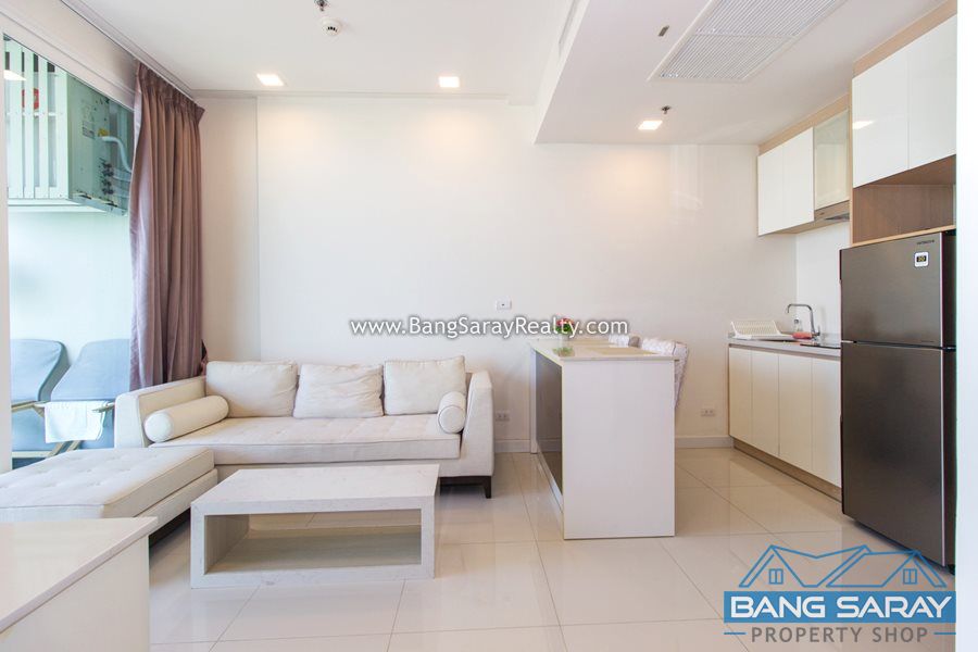 Beach front condo for rent in Bang Saray (Pattaya side) Condo  For rent