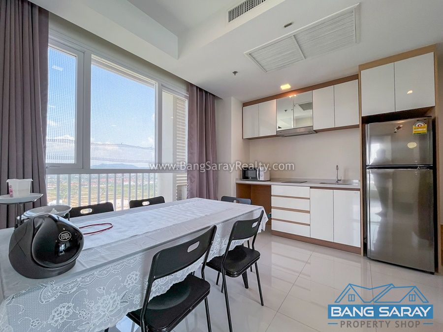 Corner unit with Sea view, Beachfront Bang Saray Condo for Rent. Condo  For rent