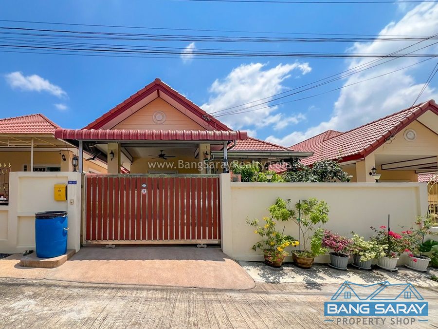 Single story House for Sale in Bang Saray 332 Road House  For sale