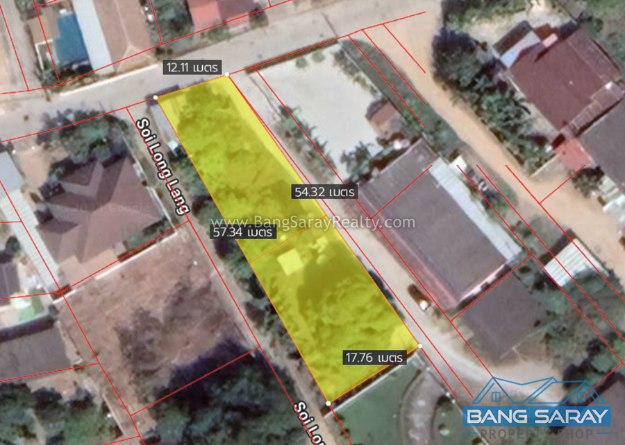 Plot of Land for Sale in Beachside of Bang Saray Land  For sale