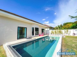 Pool Villa For Rent In Bang Saray, Next To Sukhumvit Rd. - 3 Bedrooms House For Rent In Bang Saray, Na Jomtien