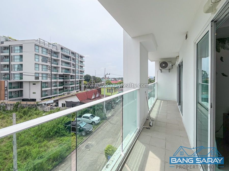 Two bed condo for rent at Sea Saran Beachside Bang Saray Condo  For rent