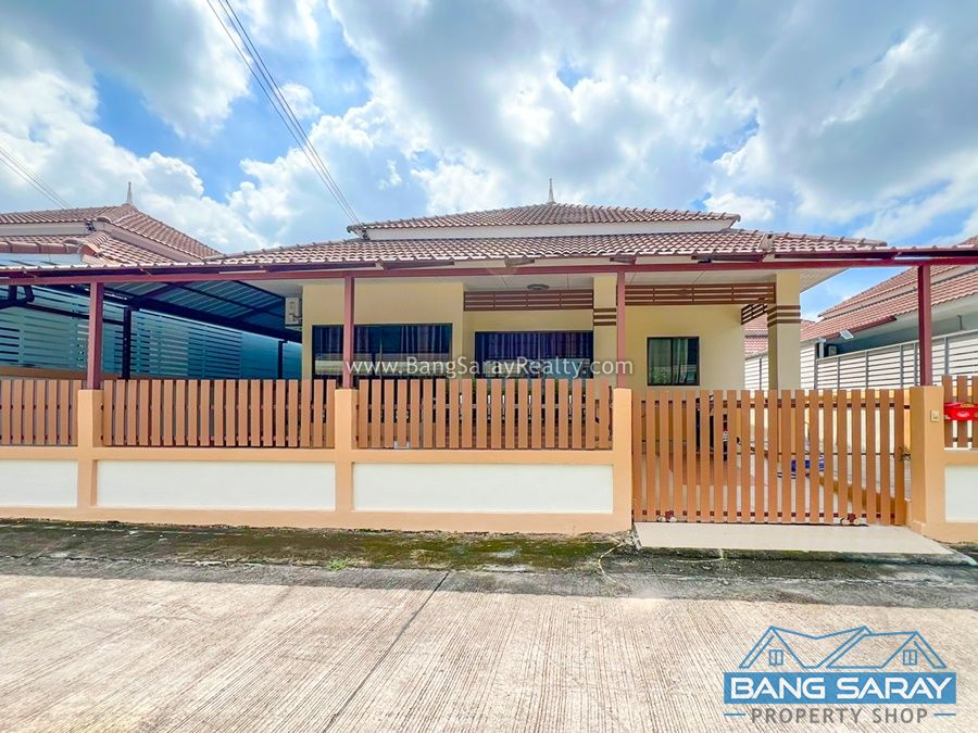 Single house for Sale in Bang Saray Soi BoonThavorn House  For sale