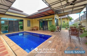 Corner Pool House For Rent & Sale In Bang Saray Beachside. - 3 Bedrooms House For Sale In Bang Saray, Na Jomtien