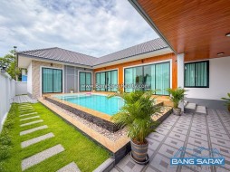 Newly Built Pool Villa Bang Saray Seaside - 3 Bedrooms House For Sale In Bang Saray, Na Jomtien