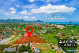 6 Rai Of Land For Sale, 3Km From Bang Saray Beach -  Land For Sale In Bang Saray, Na Jomtien