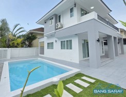 2-Storey Newly Renovated Pool Villa In Bang Saray - 4 Bedrooms House For Sale In Bang Saray, Na Jomtien