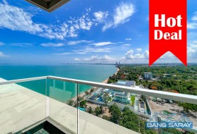 Beachfront Condo – Stunning Sea View, Rare Opportunity! - 1 Bedroom Condo For Sale In Bang Saray, Na Jomtien