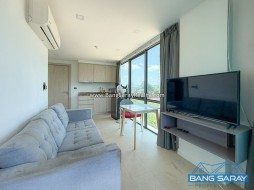 Corner Unit For Rent, Sea Zen Condo Bang Saray Fl.4 - 1 Bedroom Condo For Rent In Bang Saray, Na Jomtien