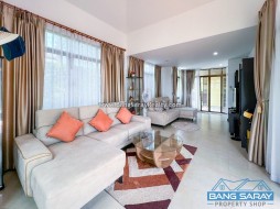 Pool Villa Corner Plot For Rent, Beachside Bang Saray - 3 Bedrooms House For Rent In Bang Saray, Na Jomtien