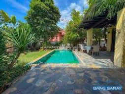 Corner Large Plot House, Private Pool In Bang Saray - 3 Bedrooms House For Sale In Bang Saray, Na Jomtien