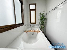 Modern Dark Interior Pool Villa – Bang Saray Beachside - 3 Bedrooms House For Sale In Bang Saray, Na Jomtien