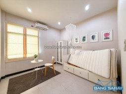 Modern Dark Interior Pool Villa – Bang Saray Beachside - 3 Bedrooms House For Sale In Bang Saray, Na Jomtien