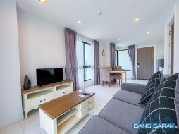 Corner Condo For Rent, Only 60 M. To The Beach - 1 Bedroom Condo For Rent In Bang Saray, Na Jomtien