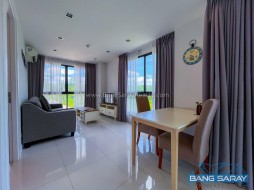 Corner Condo For Rent, Only 60 M. To The Beach - 1 Bedroom Condo For Rent In Bang Saray, Na Jomtien