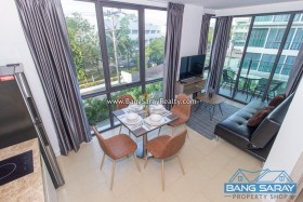 Corner Two Bedroom Condo For Rent In Bang Saray, Pool View - 2 Bedrooms Condo For Sale In Bang Saray, Na Jomtien
